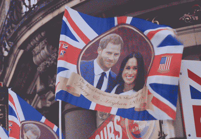 Five stunning wedding locations to rival the Royal Wedding: Prince Harry and Meghan Markle on a flag
