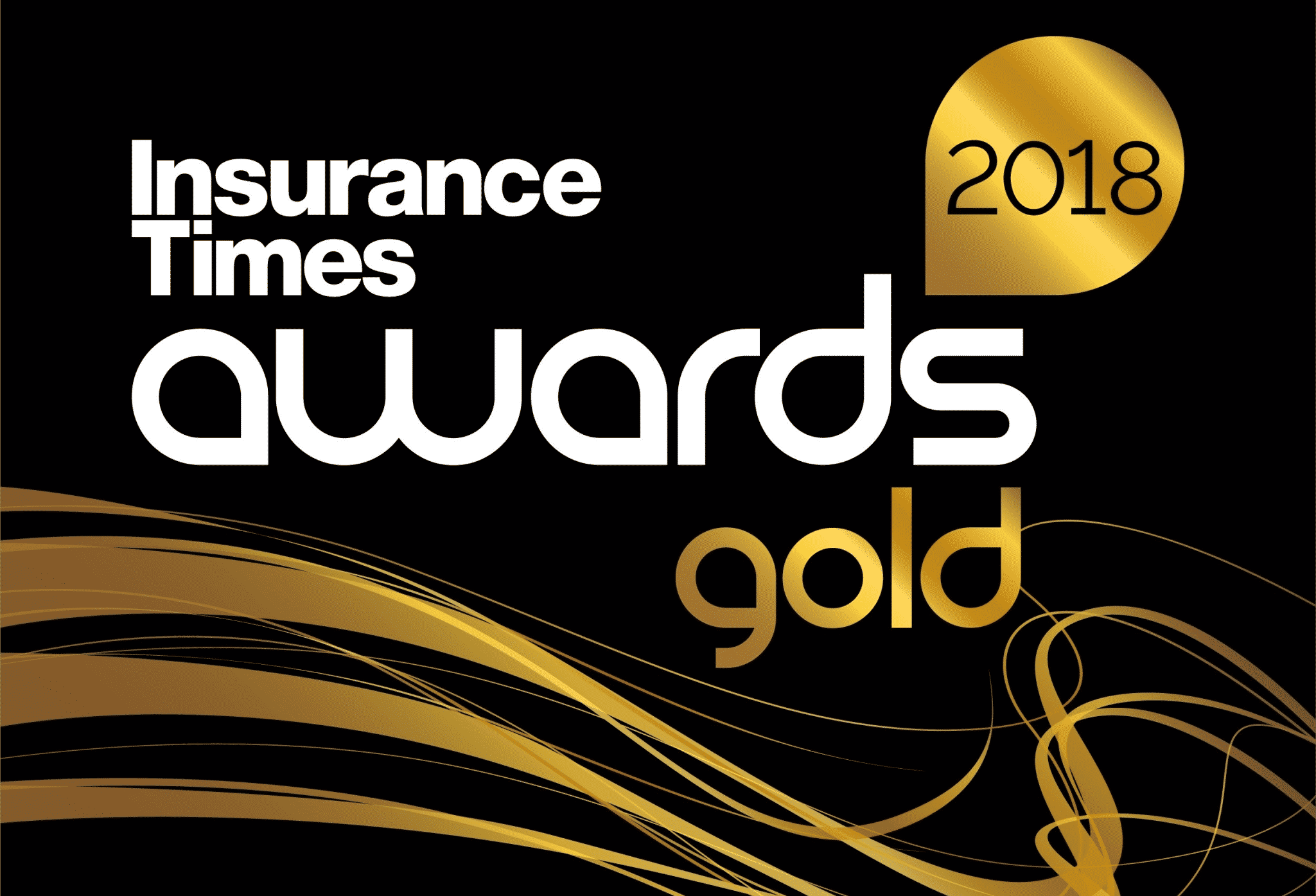 Double award winning AllClear - Gold at industry awards!: Gold logo for AllClear at Insurance Times Awards