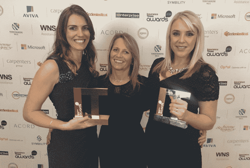 Double award winning AllClear - Gold at industry awards!: AllClear winning gold at Insurance Times Awards 2018