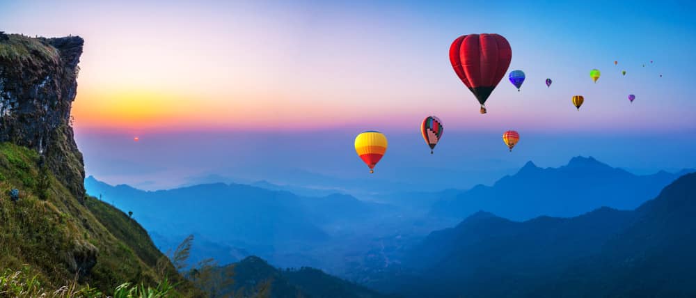 When buying cheap travel insurance could cost you dearly: Hot air balloons over Thailand