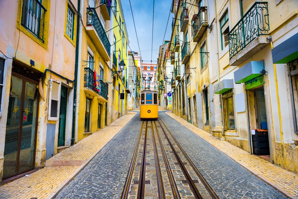 Do I need travel insurance for Europe? Tram in Lisbon Portugal