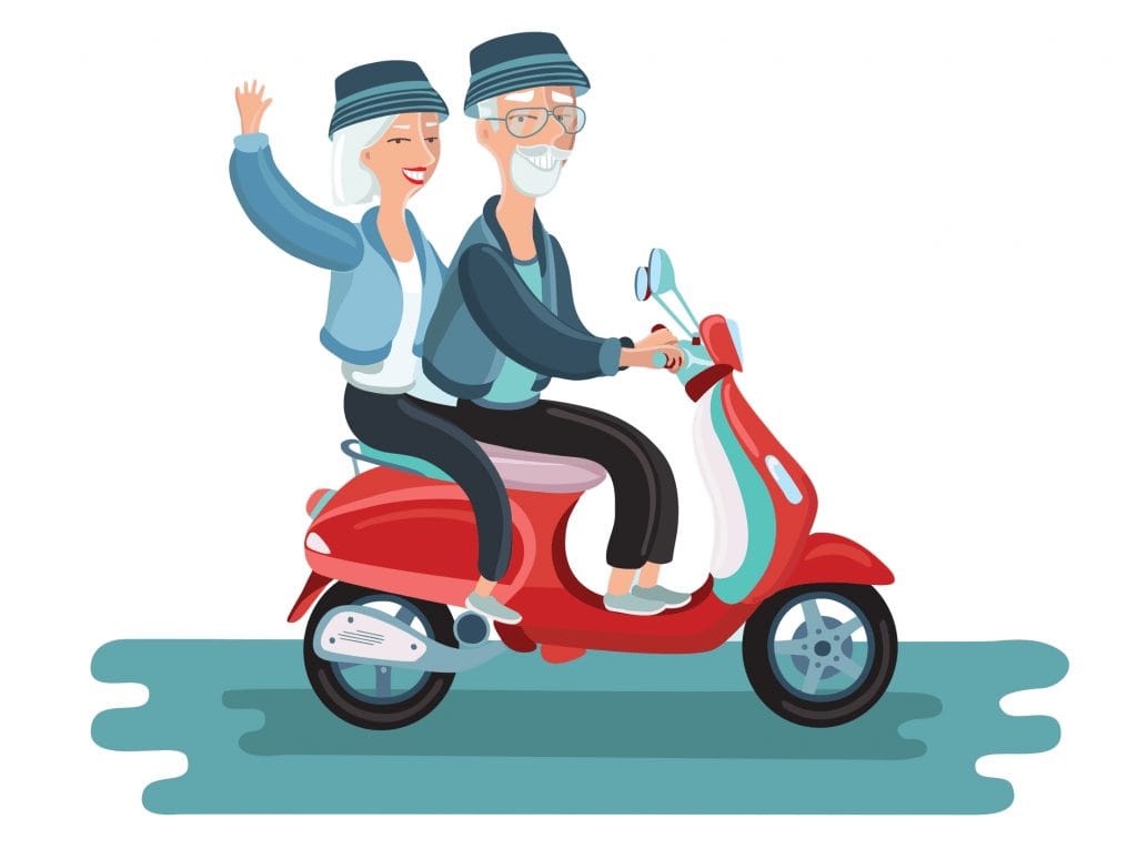 10 things not to say to a traveller aged over 65 like this elderly pair