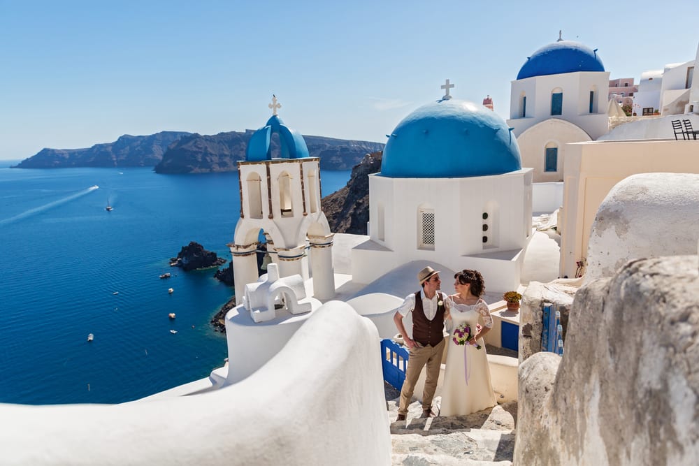 Five stunning wedding locations to rival the Royal Wedding: Santorini, Greece